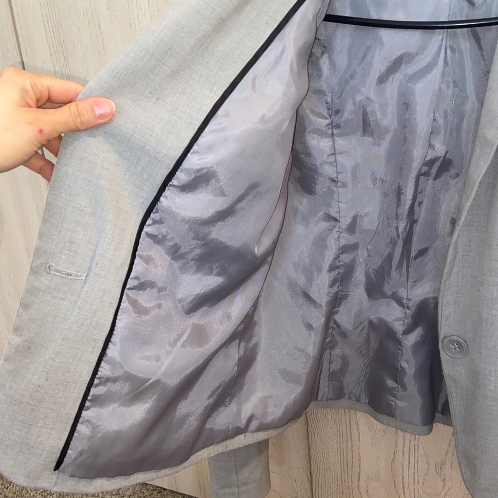 Worthington Single Button Gray Jacket/Blazer In S - image 3